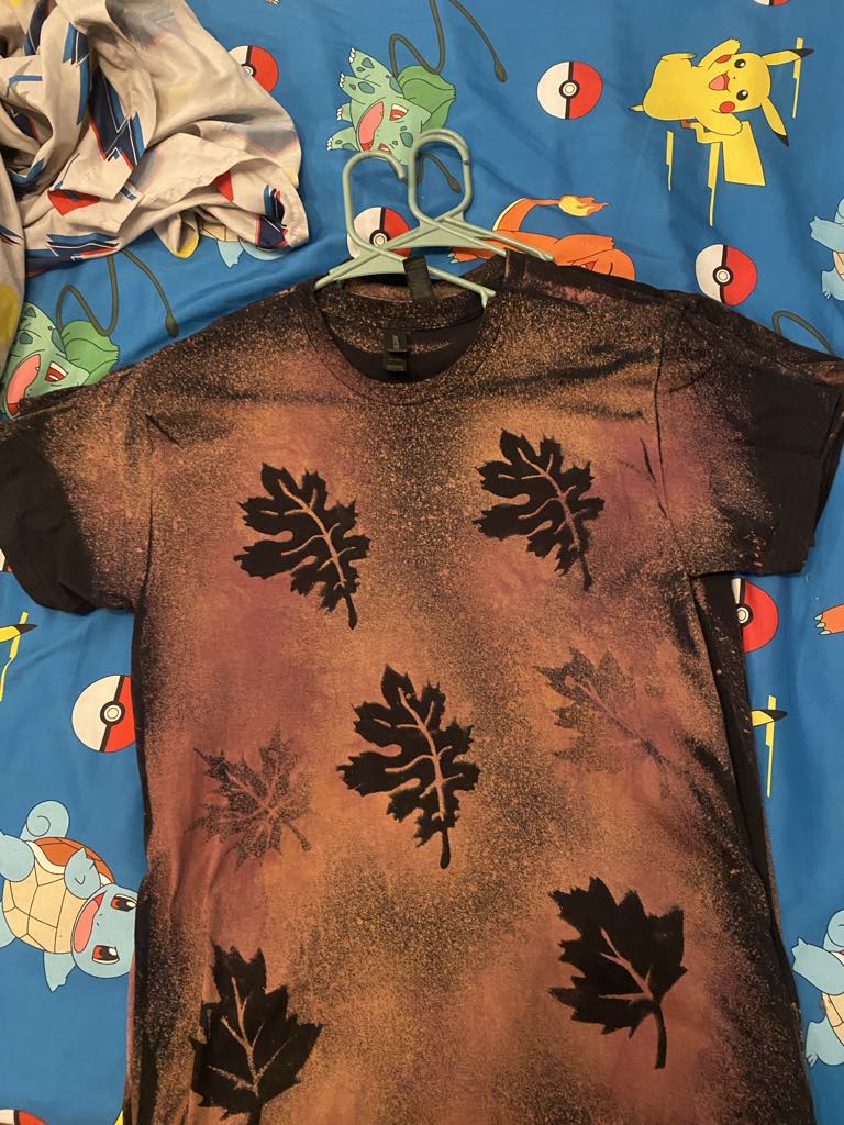 Short sleeve Autumn leaves shirts