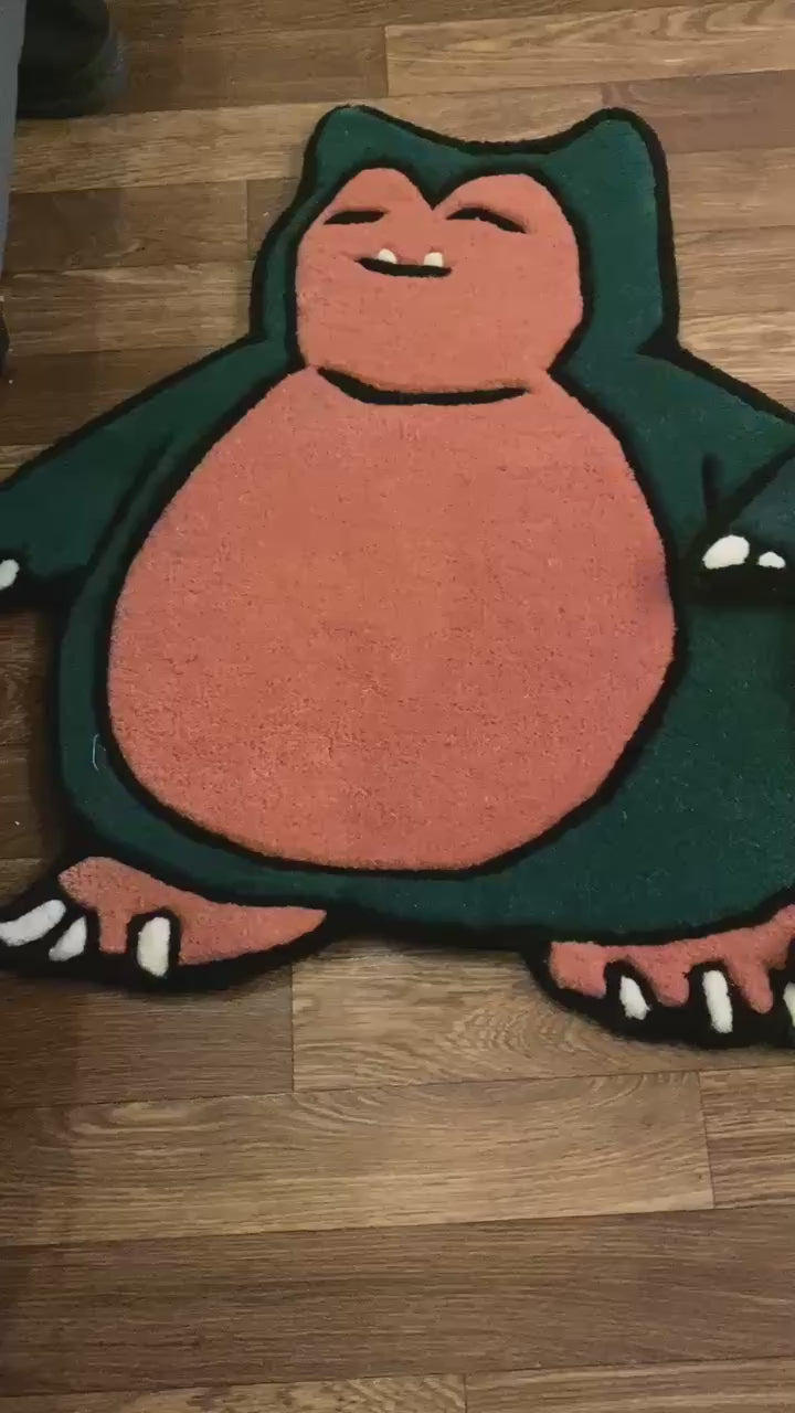 Snorlax Pokemon rugs